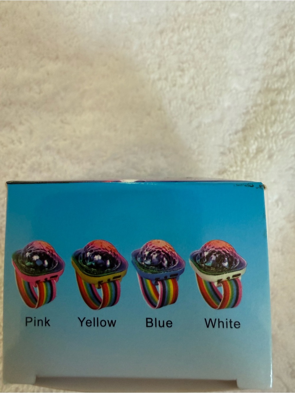 Colour Lights LED Party Wristband - Rainbow Stripe - Picture 9 of 10